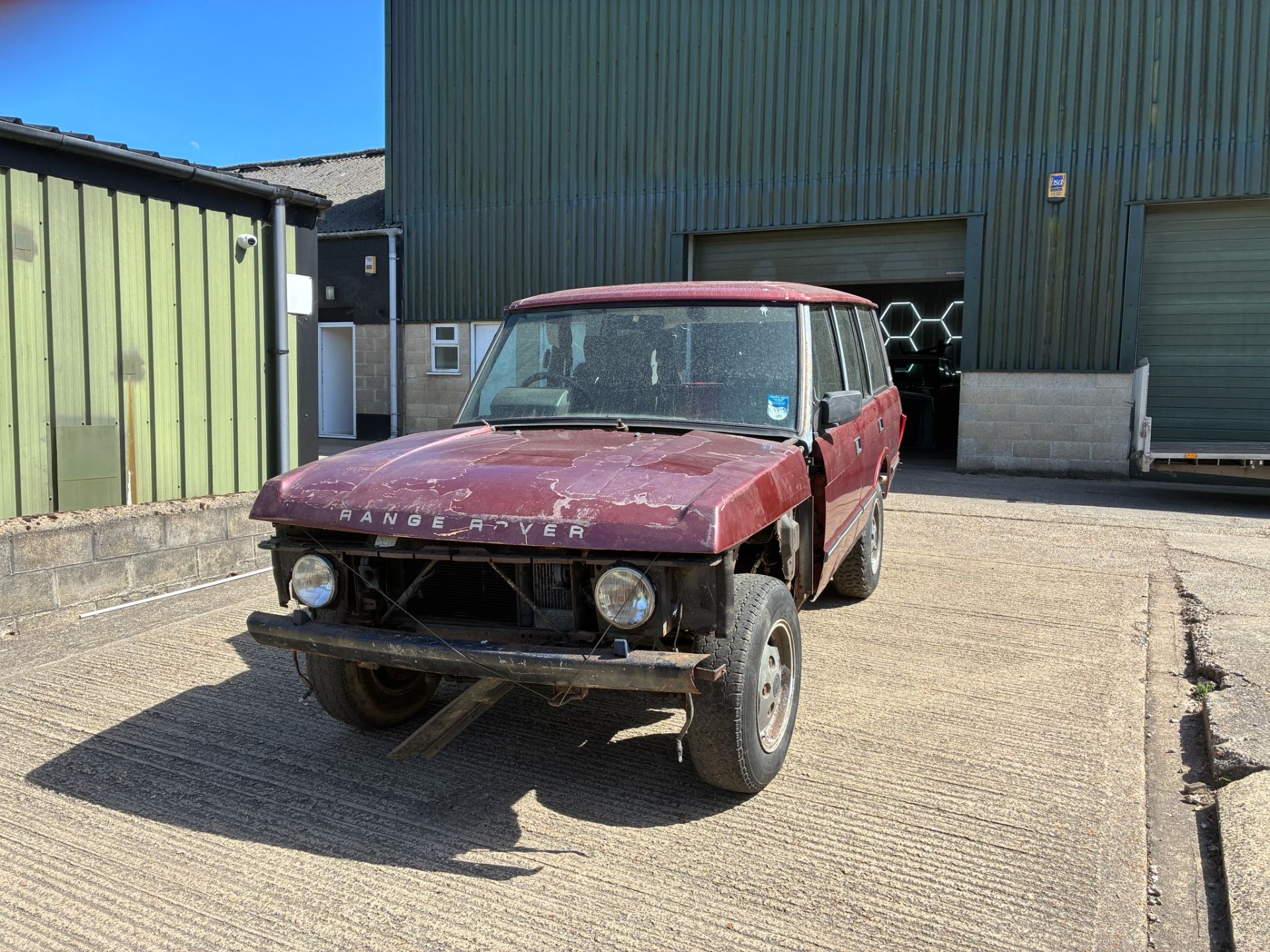 Range Rover Classic project, awaiting rebuild