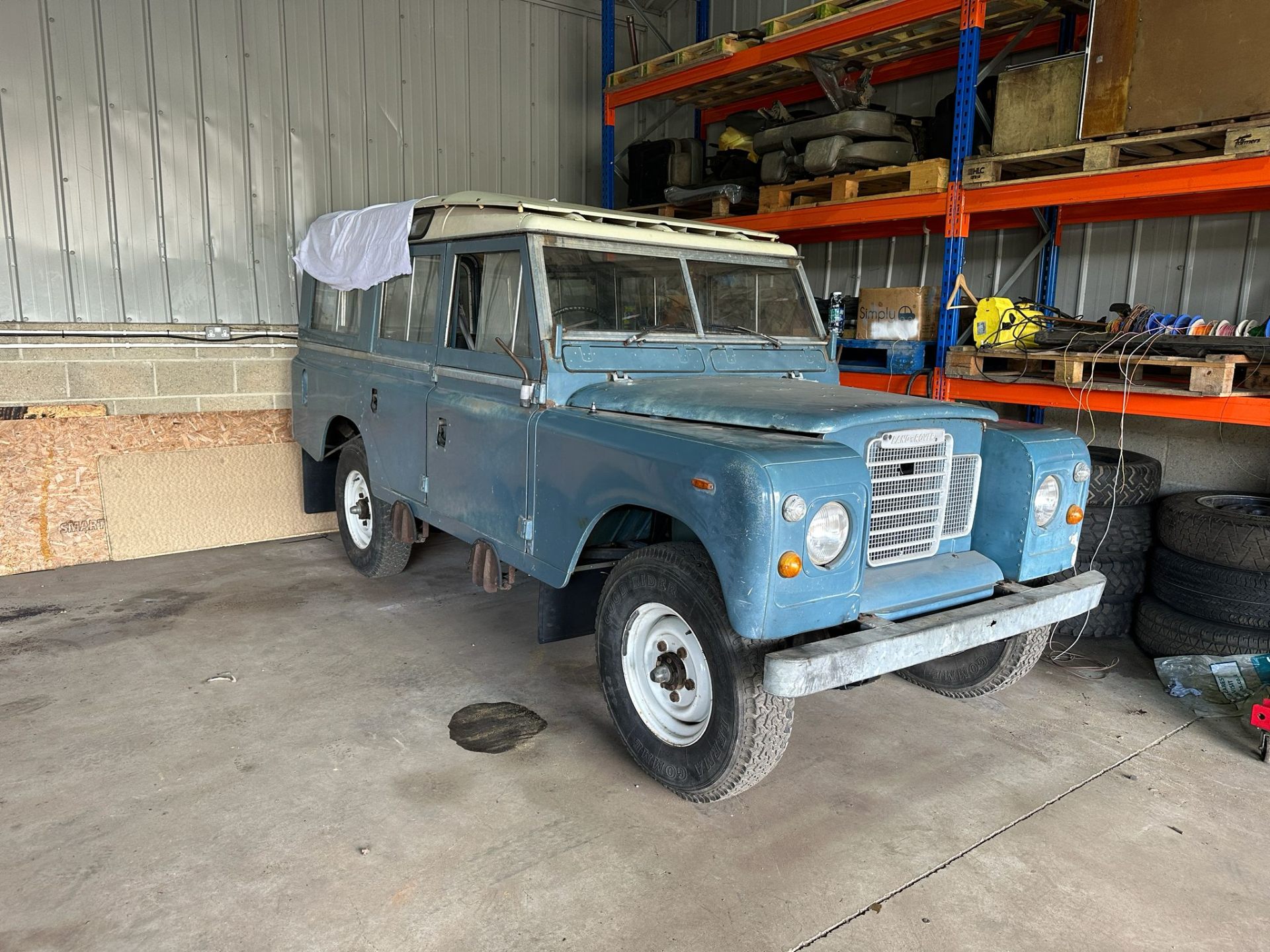 Series III long-wheelbase station wagon in for assessment